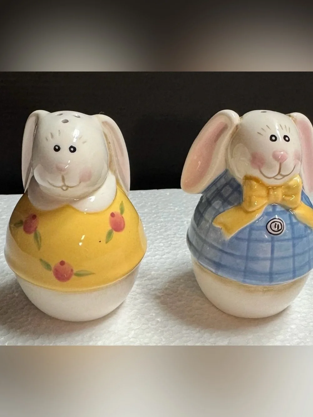 Sandi Gore Charming Bunny Salt and Pepper Shaker Set